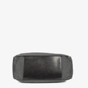 Gucci Bamboo Top Handle Grey Canvas Hobo Bag