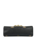 Gucci Bee Star Small Black Grained Calfskin Padlock Shoulder Bag
