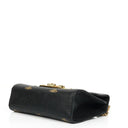 Gucci Bee Star Small Black Grained Calfskin Padlock Shoulder Bag
