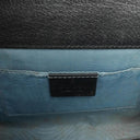 Gucci Bee Star Small Black Grained Calfskin Padlock Shoulder Bag