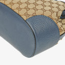 Gucci Beige Ebony Washed Ink Monogram Cellarius Calfskin Bucket Bag