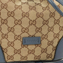 Gucci Beige Ebony Washed Ink Monogram Cellarius Calfskin Bucket Bag
