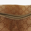 Gucci Beige Metallic Monogram GG Canvas Heart-Bit Hobo Bag