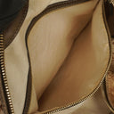 Gucci Beige Metallic Monogram GG Canvas Heart-Bit Hobo Bag