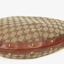 Gucci Beige/Brown GG Fabric Canvas Hobo Bag