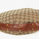 Gucci Beige/Brown GG Fabric Canvas Hobo Bag