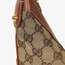 Gucci Beige/Brown GG Fabric Canvas Hobo Bag