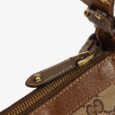 Gucci Beige/Ebony GG Canvas Studded Pelham Small Shoulder Bag
