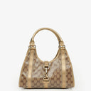 Gucci Beige/Gold Crystal Coated Canvas Joy Shoulder Bag