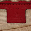 Gucci Beige/Red Bella GG Canvas Top Handle Bag