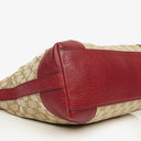 Gucci Beige/Red GG Canvas Miss GG Original Hobo Bag