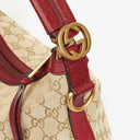 Gucci Beige/Red GG Canvas Miss GG Original Hobo Bag