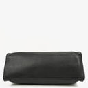 Gucci Black Calfskin Bamboo Daily Shopper Bag