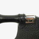Gucci Black Calfskin Bamboo Daily Shopper Bag