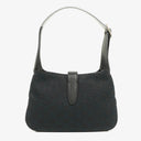 Gucci Black Canvas And Leather Mini Jackie Vintage Shoulder Bag