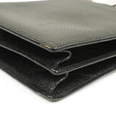 Gucci Black Grained Leather Shoulder Bag