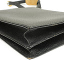 Gucci Black Grained Leather Shoulder Bag