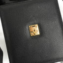 Gucci Black Grained Leather Shoulder Bag