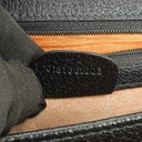 Gucci Black Grained Leather Shoulder Bag