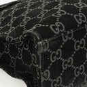 Gucci Black Jackie GG Suede Square Bag