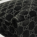 Gucci Black Jackie GG Suede Square Bag