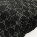 Gucci Black Jackie GG Suede Square Bag