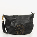 Gucci Black Leather GG Logo Blondie Shoulder Bag