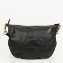 Gucci Black Leather GG Logo Blondie Shoulder Bag