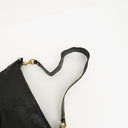 Gucci Black Leather GG Logo Blondie Shoulder Bag