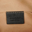Gucci Black Leather GG Marmont Belt Bag