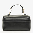 Gucci Black Leather Horsebit Vanity Bag