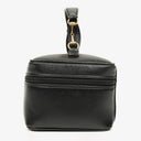 Gucci Black Leather Horsebit Vanity Bag