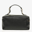 Gucci Black Leather Horsebit Vanity Bag