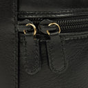 Gucci Black Leather Horsebit Vanity Bag
