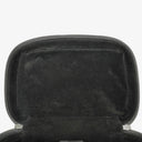 Gucci Black Leather Horsebit Vanity Bag