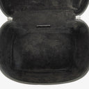 Gucci Black Leather Horsebit Vanity Bag
