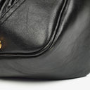 Gucci Black Leather Medium Jockey Hobo Bag