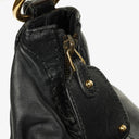 Gucci Black Leather Medium Jockey Hobo Bag