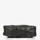 Gucci Black Leather Medium Jockey Hobo Bag
