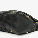 Gucci Black Leather Medium Jockey Hobo Bag