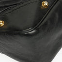 Gucci Black Leather Medium Jockey Hobo Bag