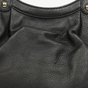 Gucci Black Leather Sukey Shoulder Hobo Bag