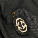 Gucci Black Leather Sukey Shoulder Hobo Bag