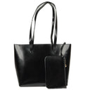 Gucci Black Leather Tote Bag
