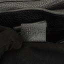 Gucci Black Pebbled Leather Bamboo Shopper Top Handle Large Tote Bag