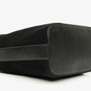 Gucci Black Suede And Leather Shoulder Hobo Bag