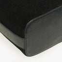 Gucci Black Suede And Leather Shoulder Hobo Bag