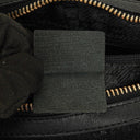 Gucci Black Suede And Leather Shoulder Hobo Bag