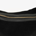 Gucci Black Suede And Leather Shoulder Hobo Bag