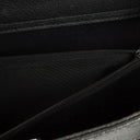 Gucci Black Vintage Suede And Leather Diana Bamboo Tote